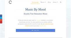Desktop Screenshot of musicbymood.com